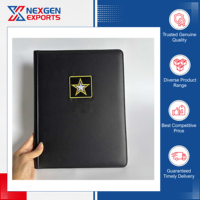 Porte-documents et porte-cartes en cuir PU fait main de qualité standard, disponible en grandes quantités, avec design et logo personnalisables - Nexgen Exports