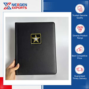 Bulk Quantity Available Standard Quality Handmade <b>Document</b> Folder Card Holder Customizable Design Logo Nexgen Exports Impressive - Product Image 6