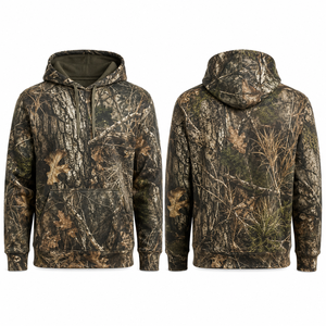 Sudadera con Capucha de Camuflaje para Hombre MEGAMAPLE, de Manga Larga, de Poliéster, para Caza, de Verano, Transpirable, con Estampado - Product Image 1