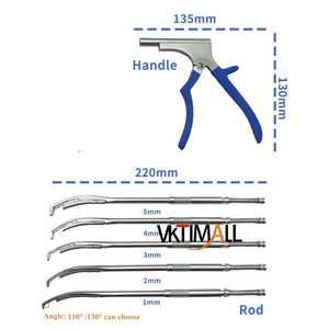 ชุดเครื่องมือผ่าตัดกระดูกสันหลังแบบหมุนได้ SALAAR INDUSTRY Interlaminar Kerrison Rotating Rongeur ทำจากสแตนเลส รุ่น SI--4566 คู่มือการใช้งาน CE - Product Image 2