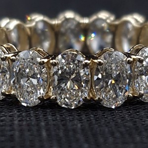 Anillo Solitario de Diamante Ovalado de Lujo de 5.5ct, Oro Sólido de 18K, Certificado IGI, Anillo de Compromiso y Boda, Regalo para Mujer, Alta Calidad - Product Image 3