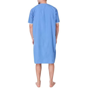 Uniformes Médicos de Algodón Tejido Unisex de Alta Calidad, Bata de Paciente Lavable, Ropa de Hospital Reutilizable con Estampado, Detección de Agujas - Product Image 3