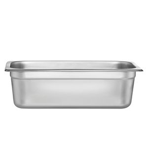 Set di 6 Vaschette Gastronorm 1/3 Anti-Aggrovigliamento in Acciaio Inox Spessore 0,8mm per Hotel e Ristoranti, Profondità 4 Pollici - Product Image 5