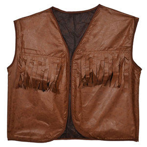 Chaleco de cuero con logotipo personalizado, de buena calidad, ligero, extragrande, hecho en Pakistán, en stock. - Product Image 1