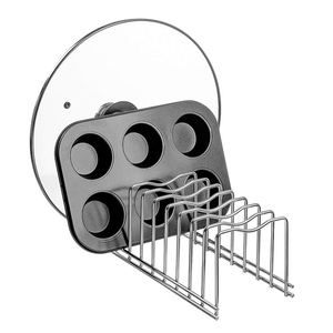 Étagère de rangement murale multifonctionnelle moderne en fer à double niveau pour cuisine, robuste et durable en métal - Product Image 2