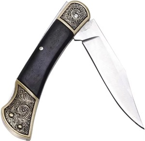 Couteau de chasse et de camping en acier Damas de qualité supérieure, fait main, lame Damas, couteau à dépecer avec étui en cuir, couteaux japonais - Product Image 3