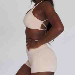 ชุดออกกำลังกายโยคะคุณภาพสูง ชุดฟิตเนสชกมวย เสื้อผ้าออกกำลังกายสำหรับผู้หญิง 2 ชิ้น ชุดโยคะฟิตเนสขายส่ง - Product Image 2