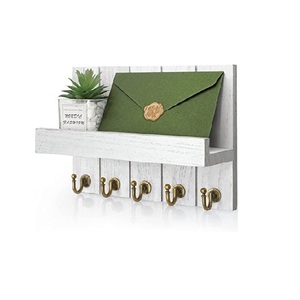 Wooden <b>Key</b> <b>Hook</b> Signature Residential Utility Feature Crafted to Blend Decorative <b>Wall</b> Appeal with Convenient <b>Key</b> Placement - Product Image 2