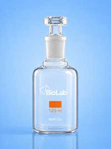 ขวดแก้วคอแคบสำหรับน้ำยา Biolab 1303/BL04 พร้อมจุกปิด สำหรับใช้ในห้องปฏิบัติการ มีหลายขนาด (10 มล.-1000 มล.) - Product Image 1