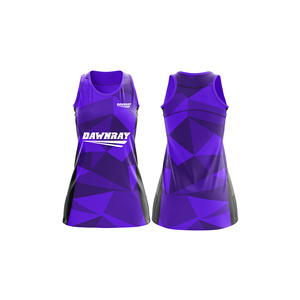 Fabricante de Uniformes de Netball OEM |   Uniforme de Netball Sublimado con Logotipo, Nombre y Número del Equipo |   Poliéster Transpirable - Product Image 4