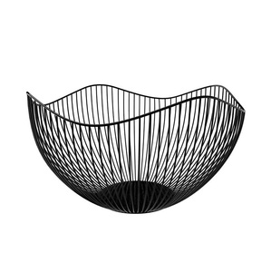 Premium Decorative Iron Fruit <b>Basket</b> Bowl for Kitchen Counter Fresh Produce <b>Display</b> Dining Table Organizer Stand - Product Image 5
