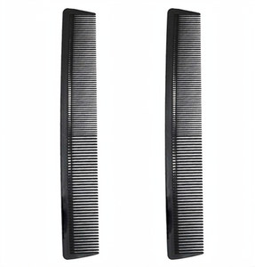 Peine de Peluquería Profesional de Plástico Negro Grande, de Dientes Anchos, Resistente al Calor y Antiestático para Uso Comercial - Product Image 4