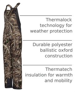 Salopettes d'hiver isolées pour l'extérieur, chaudes, durables, rembourrées, thermiques, imperméables, pour la chasse, les sports de neige et l'entraînement - Product Image 2