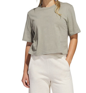 T-shirts courts pour femmes de qualité supérieure, style streetwear et hip-hop, pour les soirées, unis et simples. - Product Image 1