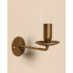 เชิงเทียนสแตนเลสติดผนัง ดีไซน์ทันสมัยเรียบง่าย ตกแต่งบ้าน โคมไฟโลหะทนทาน - Product Image 4
