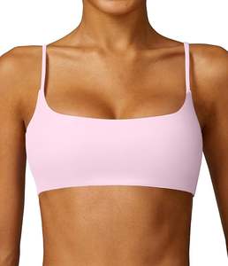 Sujetador Deportivo de Yoga para Mujer, Talla Grande, Ecológico, Transpirable, de Alta Sujeción, de Secado Rápido, de Nailon, Color Sólido, para Correr, 2025 - Product Image 5