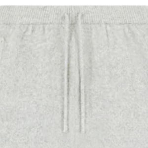 Knitted Barrel Leg Joggers Grey Elastic Waist Knit <b>Pants</b> Casual Lounge Wear Unisex Comfort Fit Modern Street Style - Product Image 3