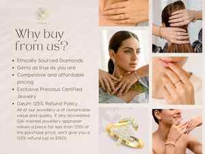 Collar de Oro de 14k con 2 Diamantes Naturales de Corte Brillante, Diseño Delicado con Disco de Oro, Joyería Fina de Lujo Unisex, Nueva Llegada 2026, Tendencia - Product Image 3