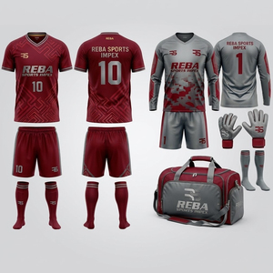 Custom Football Soccer Set Jersey Shorts <b>Socks</b> Durable Lightweight Uniform For Team <b>Training</b> And Matches - Product Image 2