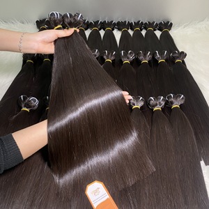 Top Quality Natural Raw Bundles Straight Vietnamese <b>Hair</b> Weave Double Drawn Vietnamese Human <b>Hair</b> Bundles Vendors No Tangle - Product Image 4