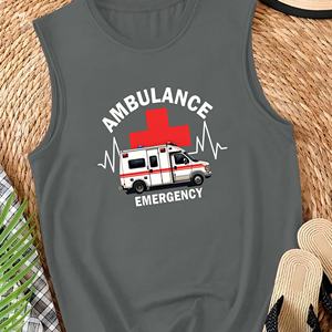 Chaleco Casual para Mujer con Diseño de Ambulancia y Emergencia, Tejido en Spandex/Poliéster, Logotipo Frontal - Product Image 2