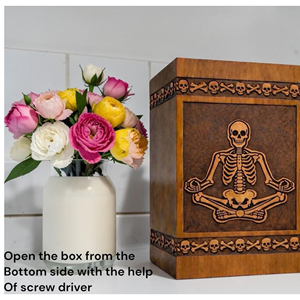 Custom Engraved Wooden Resin Urn <b>Box</b>: Pet/Human <b>Memorial</b> Keepsake urn <b>Memorial</b> Keepsake by AYAANS - Product Image 5