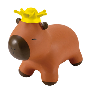 Jouet gonflable en PVC durable pour enfants, fabriqué en usine OEM, animal sauteur (capybara) - Product Image 1