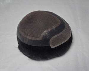 Cabello Indio Virgen 100% Humano, Ondulado Profundo, Ondulado al Agua, Prótesis Capilar, Sistema de Parches Capilares, Taz Bangladesh - Product Image 5