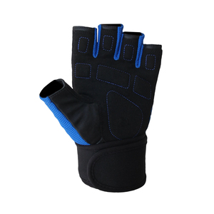 Nouveaux gants de musculation en cuir à demi-doigts avec logo personnalisé, gants en cuir confortables à demi-doigts pour la remise en forme - Product Image 1