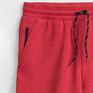 Pantalones Cortos Deportivos de Algodón 100% de Alta Calidad para Hombre, Diseño de Logotipo Personalizado, Estilo Urbano, Decoración con Patrón Sólido, Bolsillos de Malla - Product Image 5