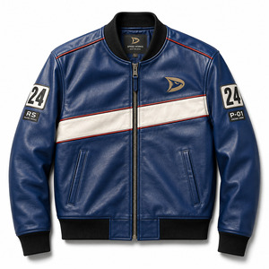 Heavyweight Genuine Cowhide <b>Shearling</b> Fur Collar Custom Logo <b>Aviator</b> Flight Men Leather <b>Jacket</b> - Product Image 1