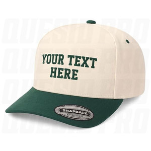 Customizable Two Tone Snapback Baseball <b>Cap</b> Personalized Embroidered Logo <b>Hat</b> Design Your Own Custom <b>Hats</b> for Men Women OEM ODM - Product Image 5