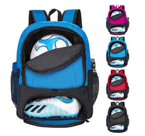 Sac à dos de basket-ball, sac de rangement portable pour équipement sportif, conception légère et durable, grand compartiment principal, plusieurs poches - Product Image 6