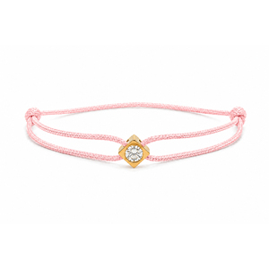 Pulsera Ajustable de Oro 14K para Mujer con Diamantes CVD Cultivados en Laboratorio F VVS VS, Baño de Rodio, Cordón Negro Clásico, Joyería Fina, Corte Brillante - Product Image 2