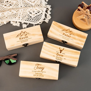 Vietnam Wooden Eyewear <b>Storage</b> <b>Box</b> - Durable Rectangle Design for Stylish Glasses and Sunglasses Protection - Product Image 6