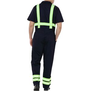 2025เสื้อสะท้อนแสงแขนสั้นของผู้ชายเพิ่มการมองเห็นด้วยไฟ LED สีเขียววัสดุผ้าฝ้ายแห้งเร็ว - Product Image 4