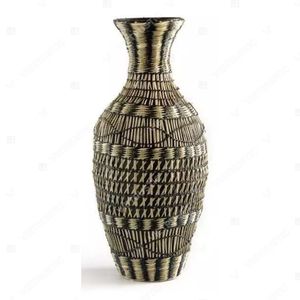 Vietrustic <b>Black</b> Woven Plant and Vase Seagrass Vase For Dinnerware Food <b>Table</b> Plant Vase - Product Image 2