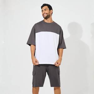 Conjunto de Sudadera con Capucha y Pantalones Cortos Unisex Personalizado, Transpirable, de Secado Rápido, Talla Grande, Camiseta para Hombre, Primavera, Estampado, Felpa, Ropa Deportiva - Product Image 4