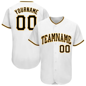 Camiseta de Béisbol para Hombre 2026, Personalizada con Logotipo del Equipo, Tallas Grandes, Bordado, 100% Poliéster, Sarga Cosida, Botones, Sublimación Juvenil - Product Image 3