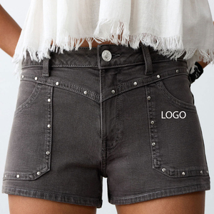 Shorts de Mezclilla para Mujer, Cómodos, de Algodón de Alta Calidad, Moda Casual de Verano - Product Image 1