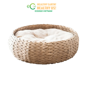 Eco2go Vietnam - Muebles para Gatos Hechos a Mano con Jacinto de Agua Natural, Portátiles, Duraderos, Ecológicos, Productos de Descanso para Mascotas para Todas las Estaciones - Product Image 2