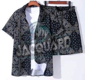 Conjunto de pantalones cortos para hombre de alta calidad, ropa informal, conjunto de pantalones cortos para verano, conjunto de pantalones cortos para hombre a precio de mayoreo - Product Image 5