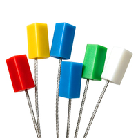 Scellés de câble en acier à tension, scellés de câble en plastique anti-effraction, attaches de câble autobloquantes personnalisées pour conteneurs