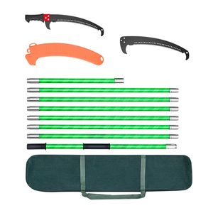 Sega per Potatura Manuale Estensibile 1,2-8,2 m con Manico Leggero in Fibra di Vetro e Lama Affilata a Doppio Taglio in Acciaio 65Mn per la Potatura degli Alberi - Product Image 1