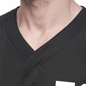Camiseta de Béisbol Personalizada con Logotipo Bordado, Manga Corta, Cierre Completo con Botones, para Hombre, Ropa de Verano, 100% Poliéster, Secado Rápido - Product Image 4