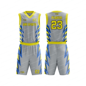 Conjunto de Uniforme de Baloncesto sin Mangas para Hombre, de Alta Calidad, Secado Rápido, Anti-UV, Antibacteriano, Impermeable, 100% Poliéster, Hecho a Medida - Product Image 1