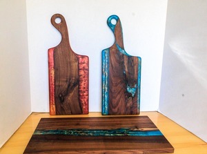 Planche à découper en bois écologique faite à la main, épaisse, en bois naturel, logo personnalisé, passe au lave-vaisselle, pour les commandes en gros, de détail et d'exportation - Product Image 2