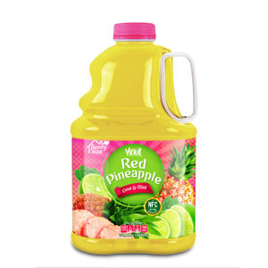 ขวดพลาสติก67.6 Floz ขวดน้ำผลไม้น้ำผลไม้น้ำซุปข้นสับปะรดขนาดใหญ่พร้อมผลไม้ผสม - Product Image 5