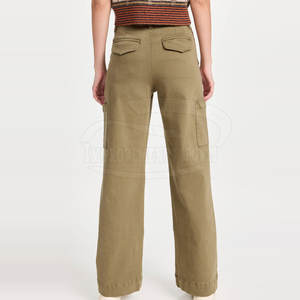 Pantalones Caro personalizados de alta calidad para mujer, nuevo estilo, ropa de calle, Parte delantera plana, hasta la rodilla, cintura media para la temporada de primavera, venta en línea - Product Image 2