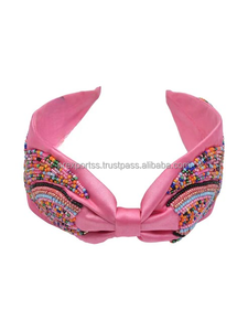 Diadema de terciopelo personalizada estilo Pascua de San Petersburgo 2025, ligera, duradera, hecha a mano, con lentejuelas bordadas, informal, para baby shower - Product Image 5